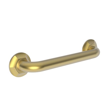 Newport Brass 15" L, Two Post, Solid Brass, 12" Grab Bar in Satin Gold (Pvd), Satin Gold (PVD) 1200-3912/24S
